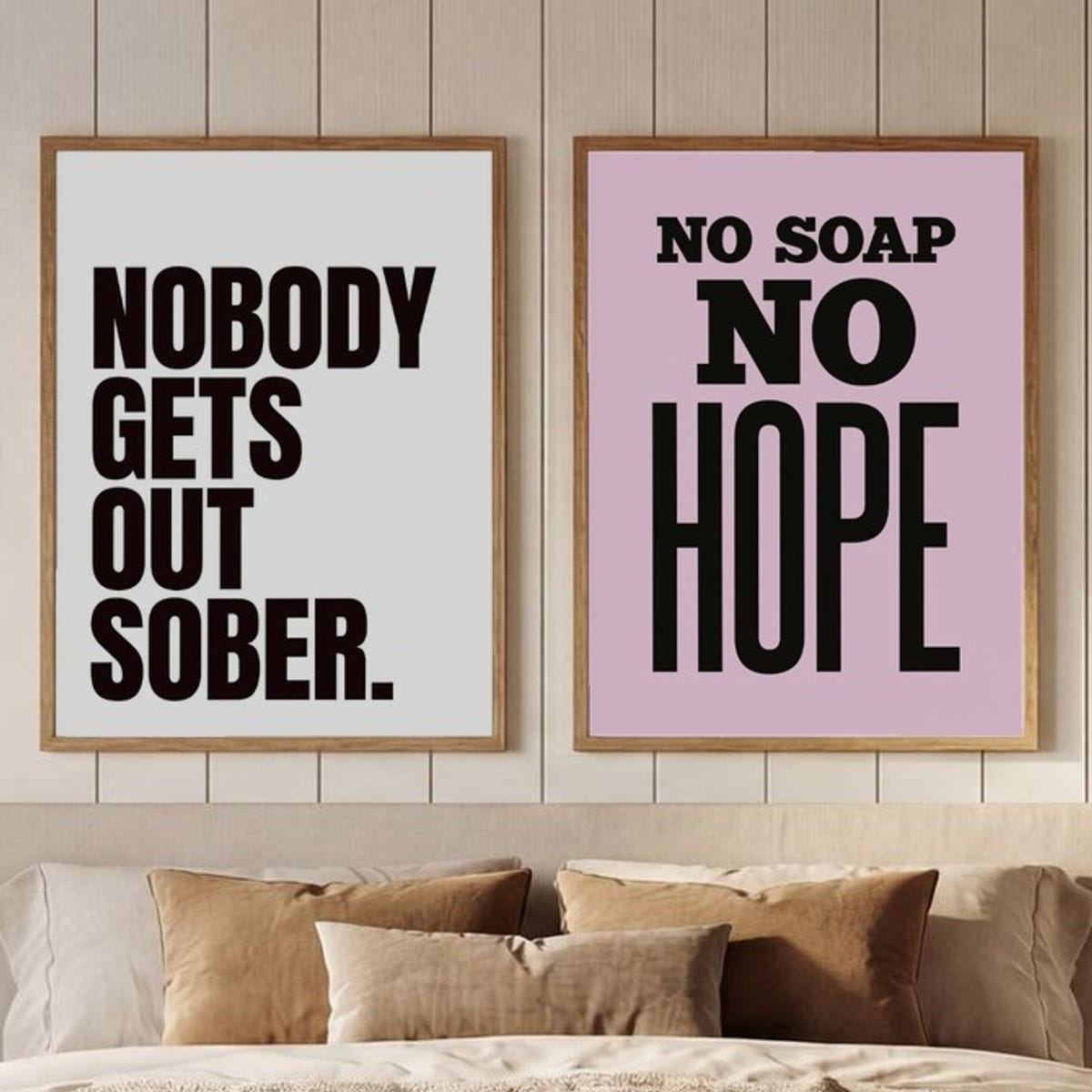 Set of 2 Witty Neutrals