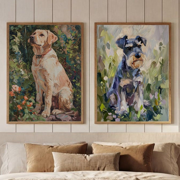 Set of 2 Woodland Pups