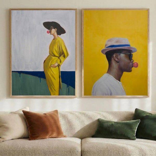 Set of 2 Yellow Hues