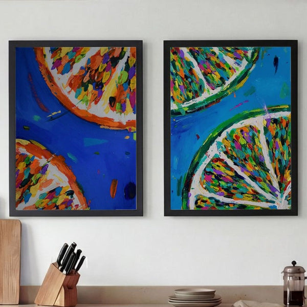 Set of 2 Zesty Blues