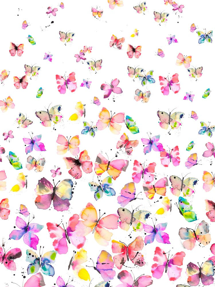 Spring Watercolor Butterflies