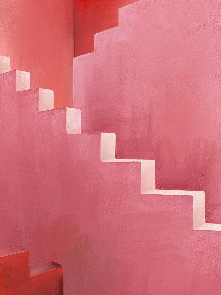 Stairs And Stories Pink
