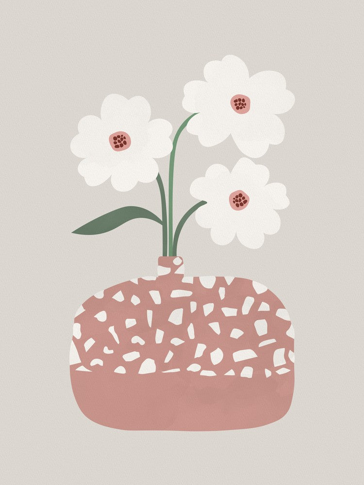 Terrazzo And Flowers