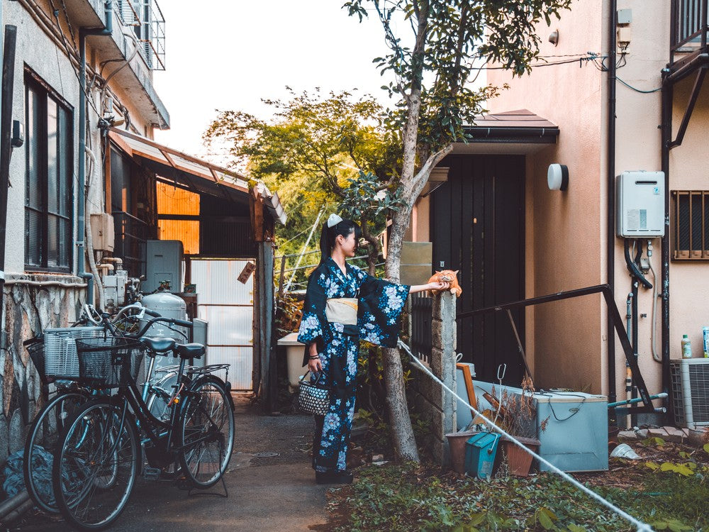 The Alleyway Girl & Her Cat