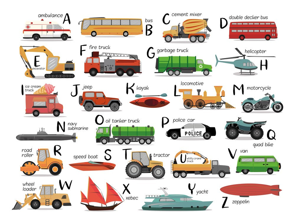 Transportation Alphabet
