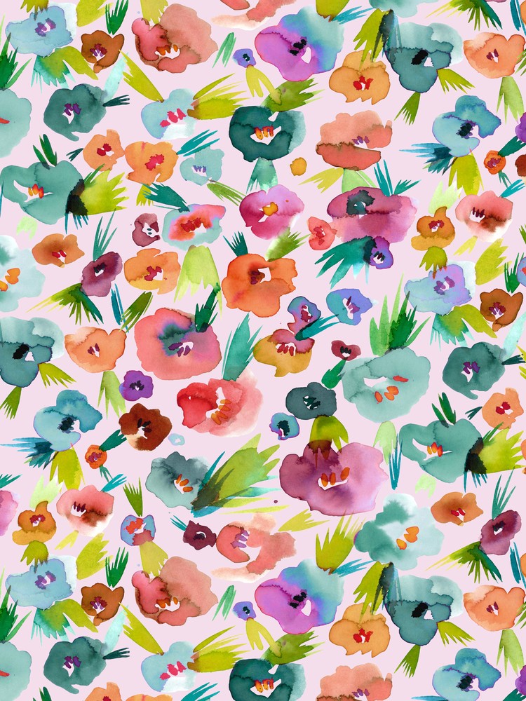 Tropical Watercolor Flowers