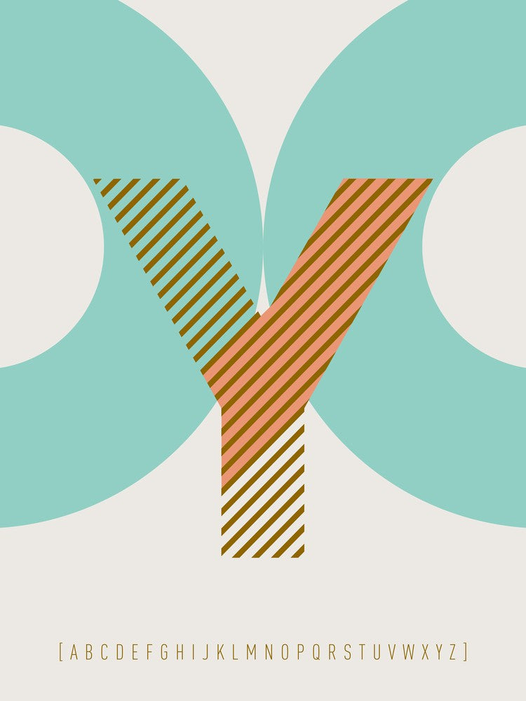 Y Typeface Alphabet